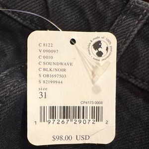 Free People Soundwave Black Jeans